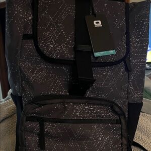 OGIO Gray and Black Patterned Men's Backpack